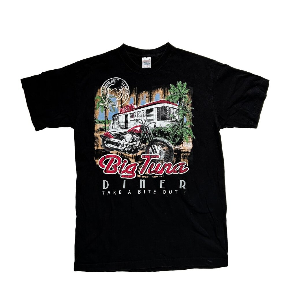 Vintage Motorcycle T-shirt "Big Tuna" Size M